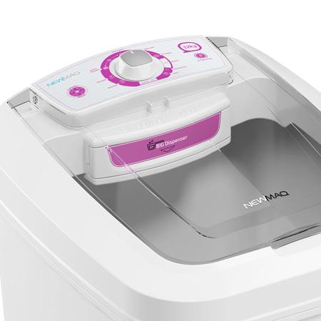 Imagem de Lavadora de Roupas Newmaq 12 kg Semiautomática New Up Branca 110V