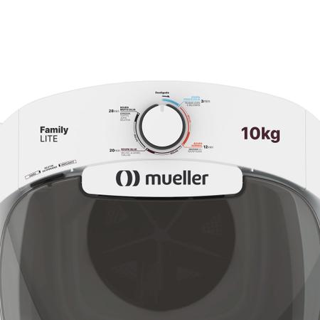 Imagem de Lavadora de Roupas Semiautomática Mueller Family Lite 10 Kg Branca  127 Volts