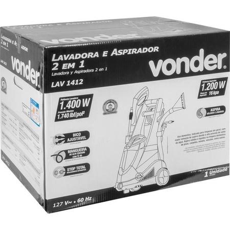 Imagem de Lavadora e Aspirador 2 Em 1 127V LAV1412 - Vonder