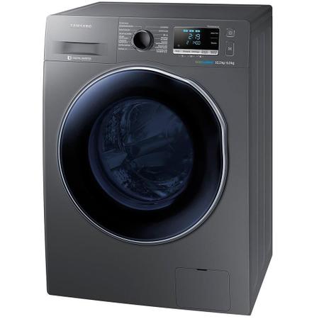 Imagem de Lavadora e Secadora de Roupas Samsung 10,2 kg WD10J6410AX EcoBubble Inox Look 220V