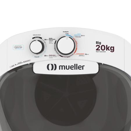 Imagem de Lavadora Semiautomática Tanquinho Big 20 Kg - Branca - Mueller