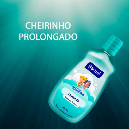 Imagem de Lavanda Turma da Xuxinha - Dermatologicamente Testado 210ml - Fragrância Relaxante Bebê e Criança (Kit com 3)