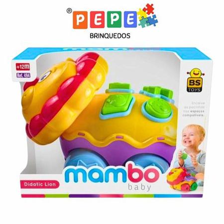 Imagem de Leão Brinquedo Interativo Infantil Bebê Didático Colorido