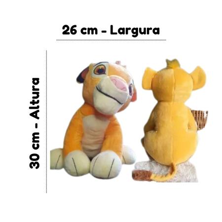 Imagem de Leão Simba Pelúcia 30cm Filme O Rei Leão Lindo Presente Fofo