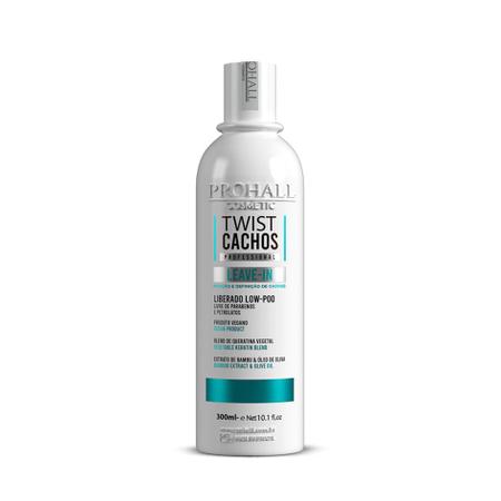 Imagem de Leave-in Low-poo Prohall Twist Cachos 300ml Keratin Blend