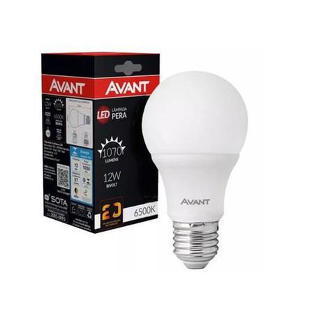 Lampada Led Pera Avant E27 12W Bivolt 6500K Luz Branca