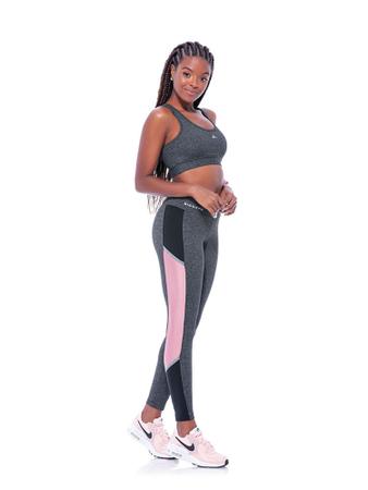 Legging dicorpo - recortada com listras e elástico embutido no cós duplo ( supplex power + trilobal. - Outros Moda e Acessórios - Magazine Luiza