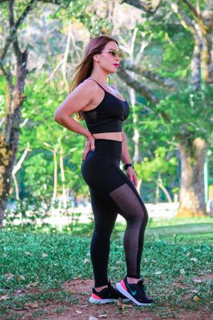 Legging Fitness New Tule - Zero Transparência