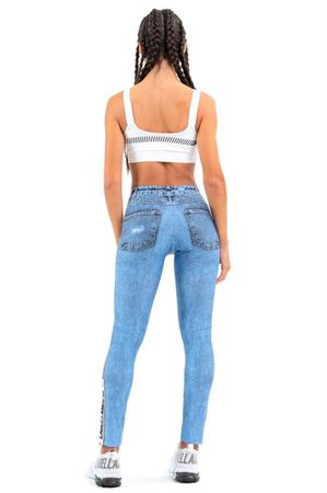 Legging jeans clearance fake labellamafia