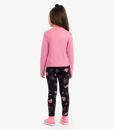 Imagem de Legging Infantil Estampada Molecotton Rovitex Kids Azul