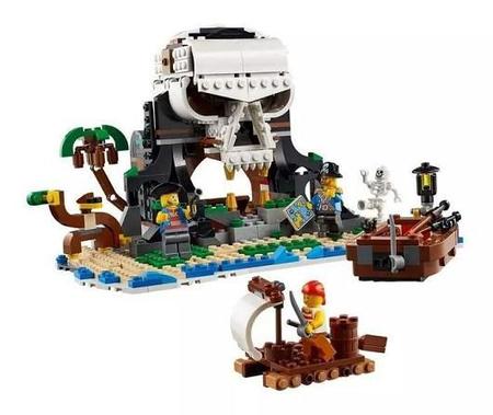 Imagem de Lego 31109 Creator 3 em 1 Navio Pirata Ilha Caveira Taverna - 1260 Peças