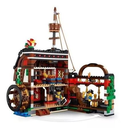 Imagem de Lego 31109 Creator 3 em 1 Navio Pirata Ilha Caveira Taverna - 1260 Peças