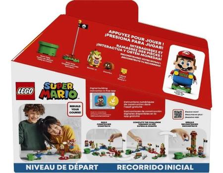 Com bluetooth e LCD, Lego do Super Mario faz game virar jogo da