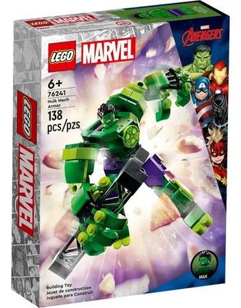 Kit Marvel Super Heroes 76241 Armadura Robô De Hulk Lego Quantidade de peças  138