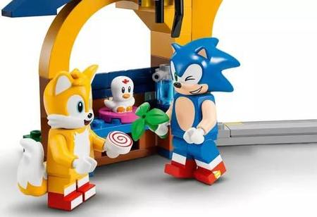 LEGO Sonic the Hedgehog Oficina do Tails e Avião - Tornado 76991 376 Peças  - Brinquedos de Montar e Desmontar - Magazine Luiza