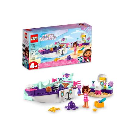 Imagem de Lego A Casa Mágica Da Gabby Navio E Spa Da Gabby E Sereiata