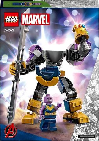 Kit Super Heroes Marvel 76242 Armadura Robô Thanos Lego Quantidade de peças  113