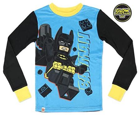 Imagem de LEGO Batman Pijama Set Para Meninos, Mistura de Algodão de 4 Peças, Blu