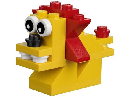 Balde Pecinhas Colorida Montar Peca Encaixe Imaginacao Torre Predio Peças  Coloridas Similar Lego