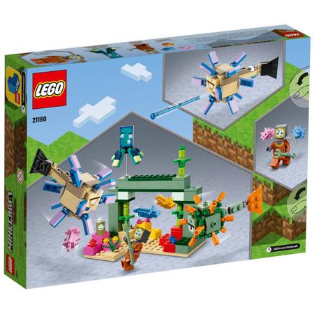 Lego Brinquedo De Montar Minecraft Mar Peixes Blocos A Batalha