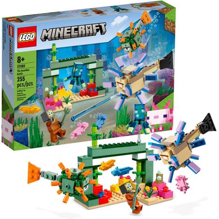 Lego Brinquedo De Montar Minecraft Mar Peixes Blocos A Batalha