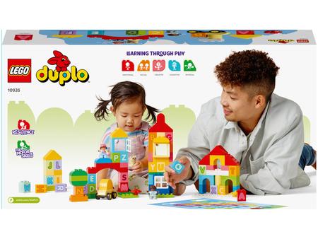 Jogo Lego Infantil Meu Alfabeto de Montar Projeteiros 4 Anos