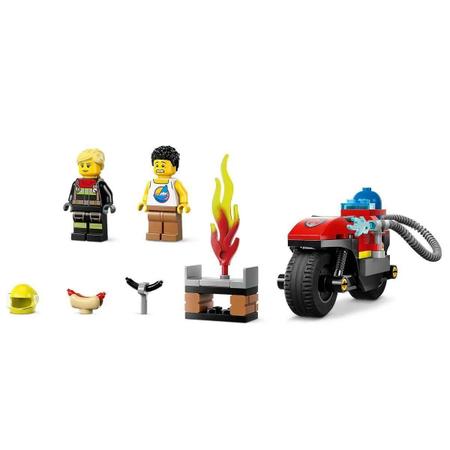 Imagem de Lego City 60410 Motocicleta dos Bombeiros
