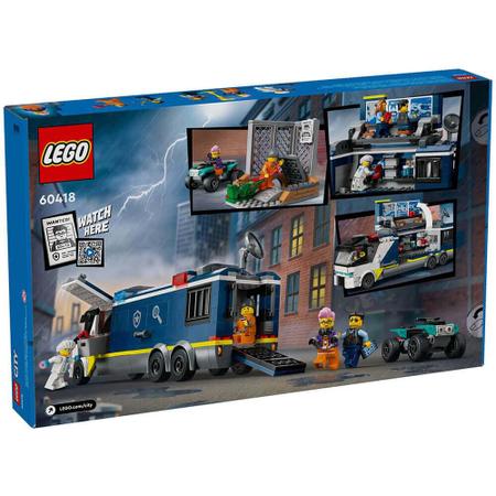Imagem de Lego city 60418 caminhao de pericia movel da policia