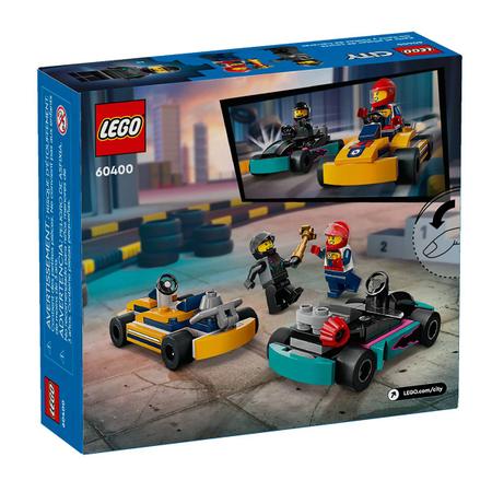 Imagem de Lego City - Karts e pilotos de corrida 60400 - 99 peças