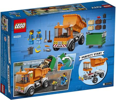 Imagem de LEGO City Kit de construção de caminhão de lixo