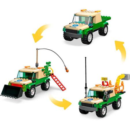 Imagem de Lego City Missoes Resgate De Animais Selvagens 60353 246Pcs