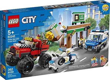 Imagem de LEGO City Police Monster Truck Assalto 60245 Police Toy, Cool Building Set for Kids, New 2020 (362 Peças)