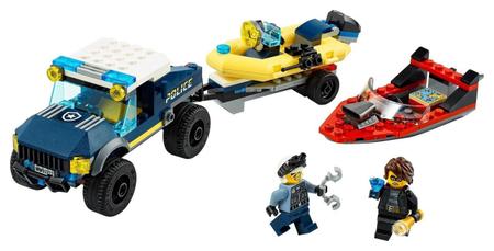 Imagem de Lego City Transporte De Barco Da Polícia De Elite - 60272