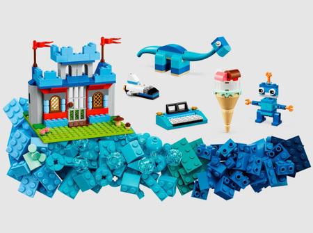 LEGO - Jogo de construção LEGO Classic Tijolos aos Montes, carro, casa,  papagaio, flores e mais, 11030, LEGO OUTRAS LINHAS