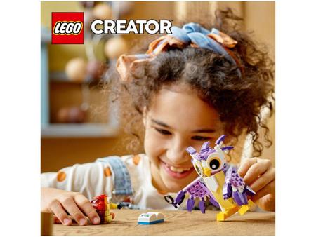 Imagem de LEGO Creator 3 em 1 Criaturas da Floresta da - Fantasia 175 Peças 31125