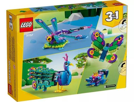 Imagem de Lego Creator 3 em 1 Exotic Peacock 31157 - 355 unidades