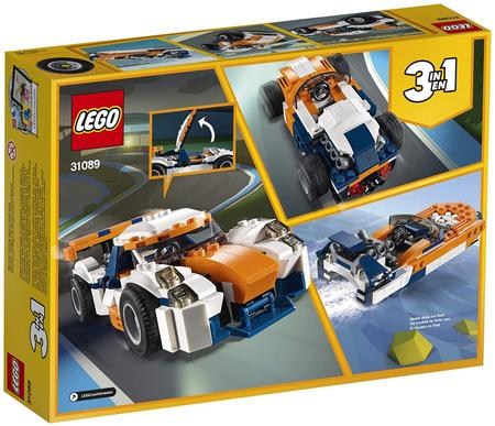 Imagem de LEGO Creator 3in1 Sunset Track Racer 31089 Building Kit (221 Peças)