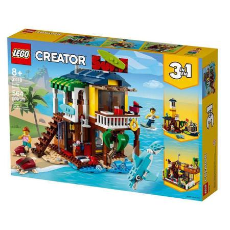 brinquedos toys lego creator lego creator 3 em 1 casa de praia