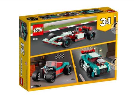 Blocos do Montar LEGO Creator Carro de Corrida Vermelho 72 Peças