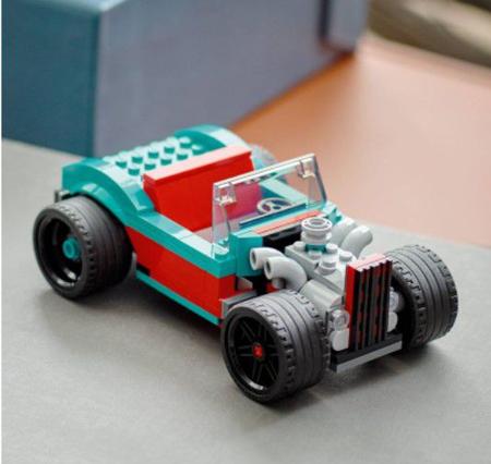 Blocos do Montar LEGO Creator Carro de Corrida Vermelho 72 Peças