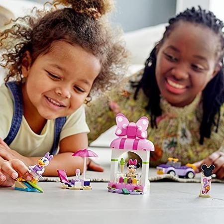 Imagem de LEGO Disney Mickey e Amigos Minnie Mouse's Ice Cream Shop 10773 Building Kit Brinquedo divertido que faz o melhor presente Nova 2021 (100 peças)