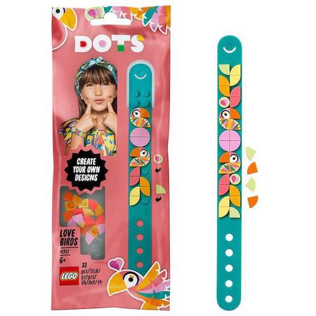 Lego DOTS Bracelete P ssaros do Amor 41912 Brinquedos de