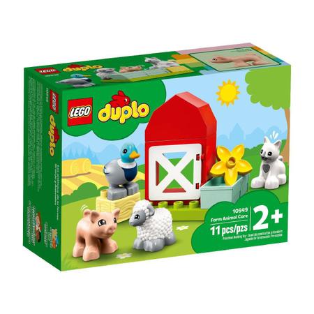 Imagem de Lego Duplo Cuidado Dos Animais Na Fazenda 11 Peças 10949