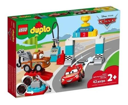 LEGO Duplo - Dia da Corrida de Relâmpago McQueen - 10924, Duplo carros