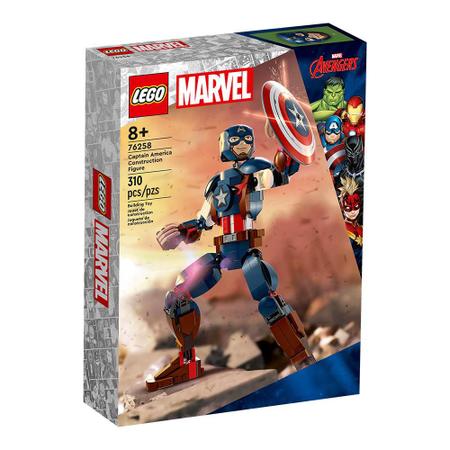 Imagem de LEGO Figura de Construção do Capitão América 76258