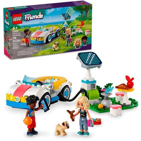 Imagem de Lego Friends Carro Eletrico E Carregador 170 Pecas 42609