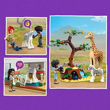 Imagem de LEGO Friends Mia's Wildlife Rescue Toy 41717 com Zebra e