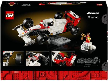 Imagem de LEGO Icons McLaren MP4/4 e Ayrton Senna - 10330 693 Peças