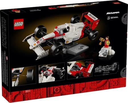 Imagem de LEGO Icons - McLaren MP4/4 e Ayrton Senna - 693 Peças - 10330