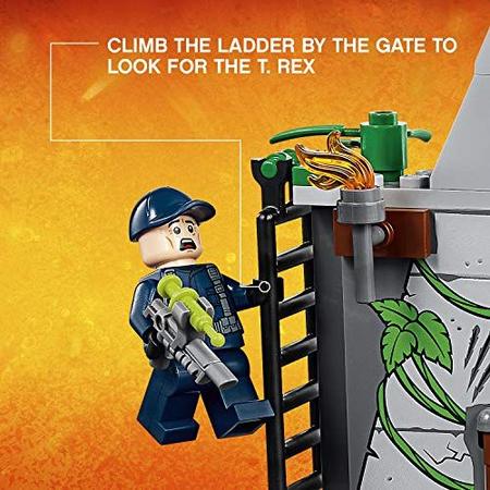 Imagem de LEGO Juniors/4+ Jurassic World T. rex Breakout 10758 Building Kit (150 peças)